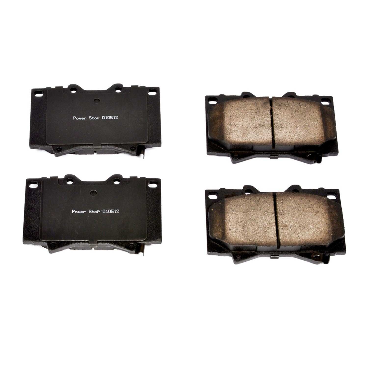 Front View of Front Disc Brake Pad Set POWERSTOP 16-772