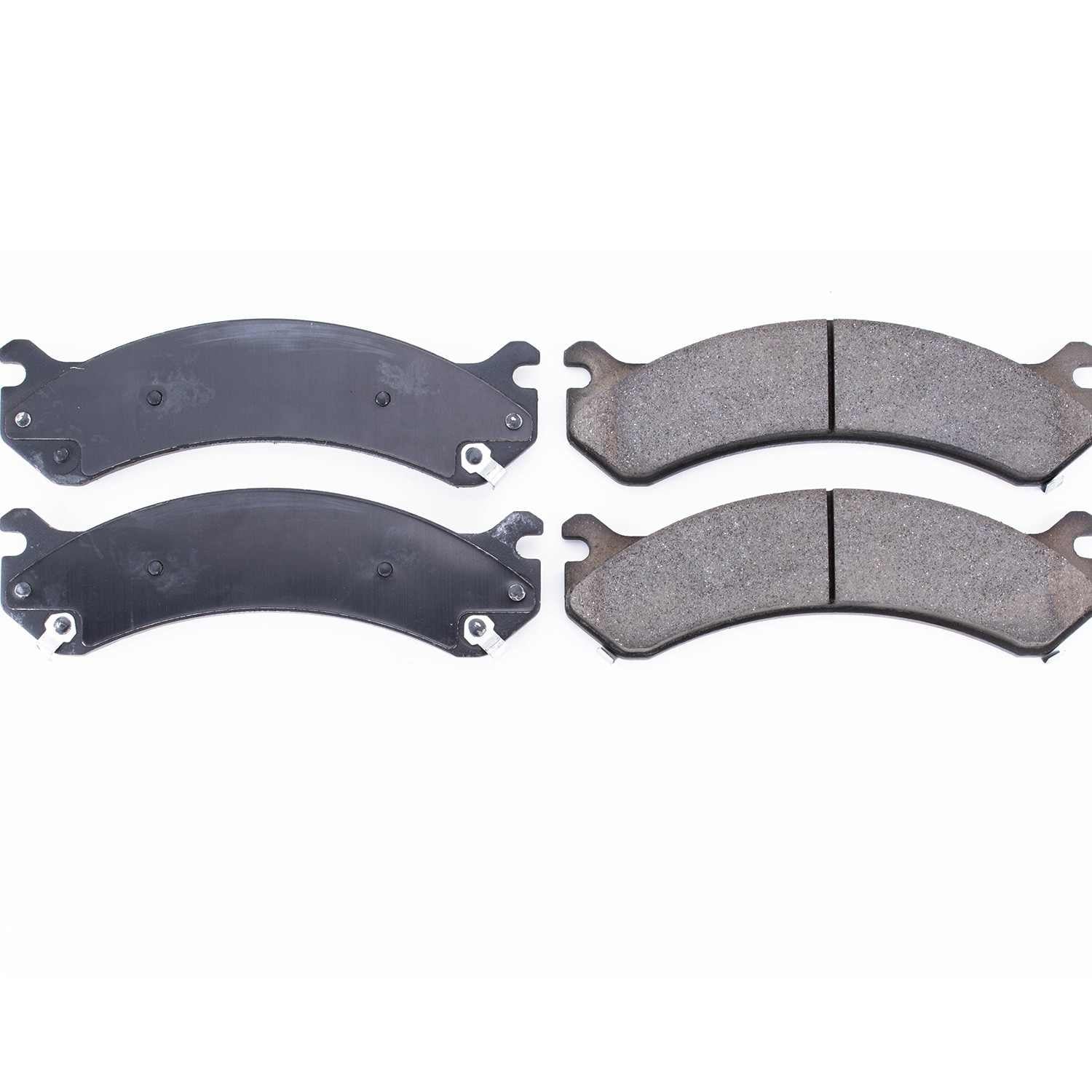 Front View of Front Disc Brake Pad Set POWERSTOP 16-784