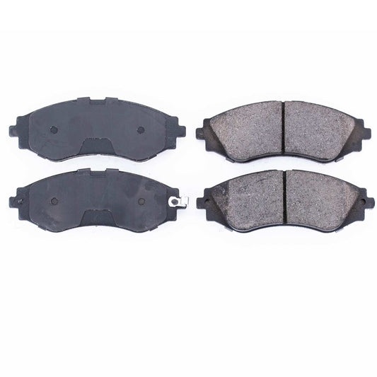 Front View of Front Disc Brake Pad Set POWERSTOP 16-797