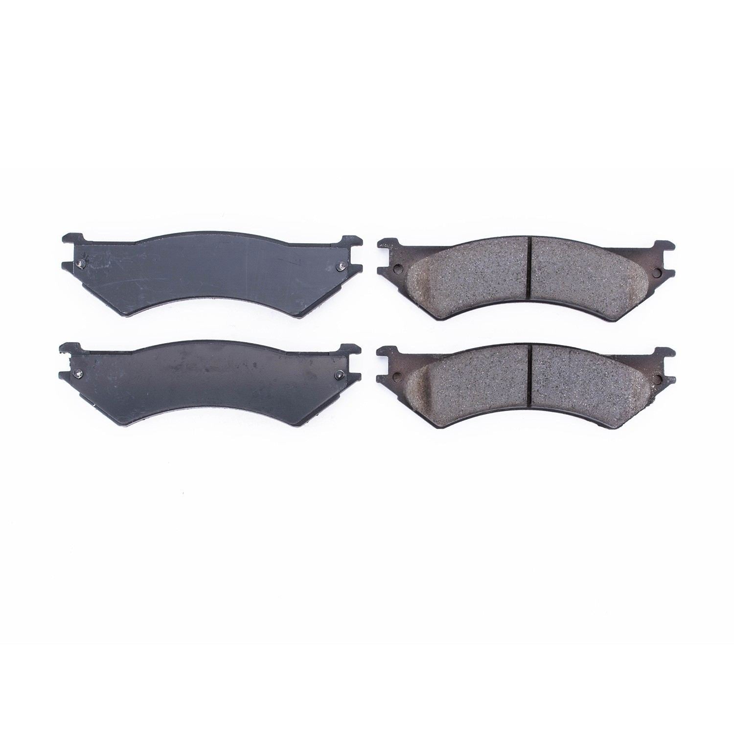 Front View of Rear Disc Brake Pad Set POWERSTOP 16-802