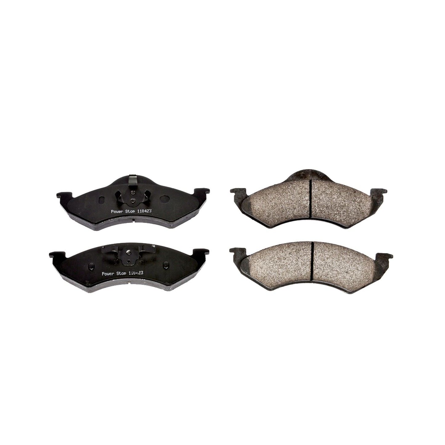 Front View of Front Disc Brake Pad Set POWERSTOP 16-820