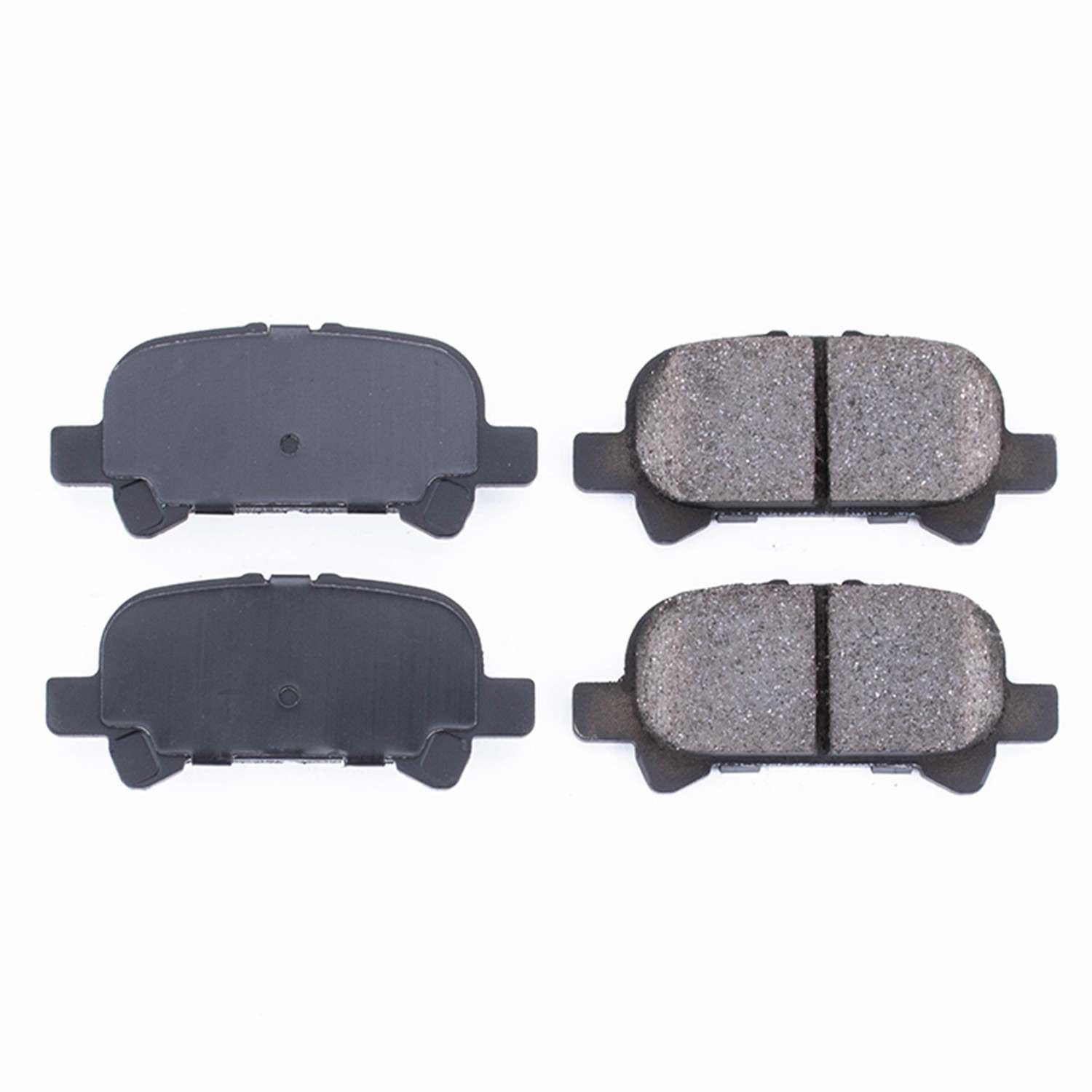 Front View of Rear Disc Brake Pad Set POWERSTOP 16-828