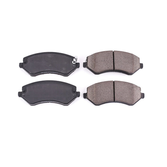 Front View of Front Disc Brake Pad Set POWERSTOP 16-856