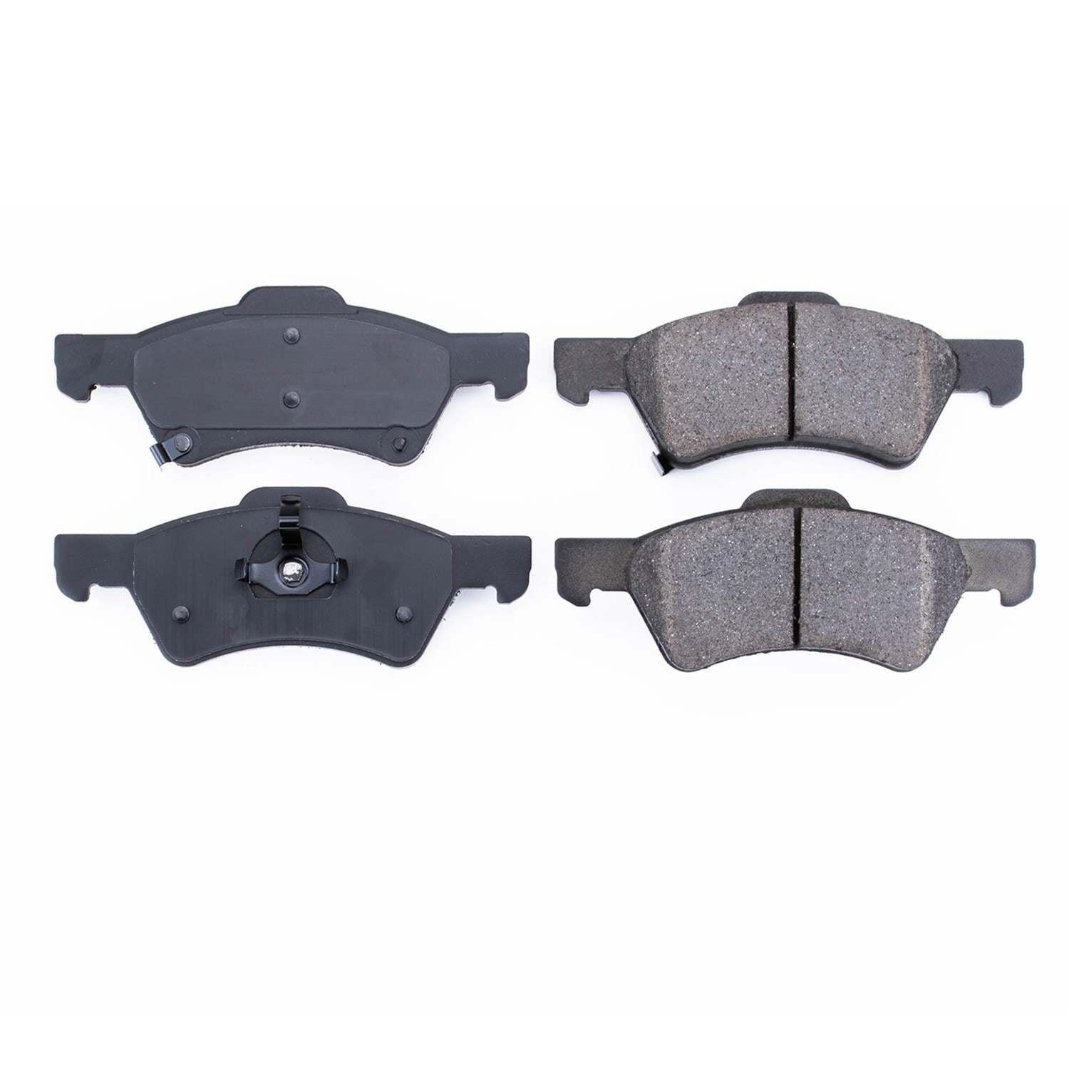 Front View of Front Disc Brake Pad Set POWERSTOP 16-857