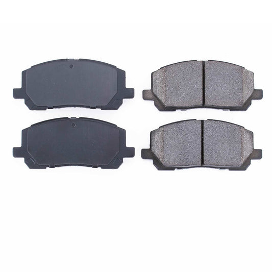 Front View of Front Disc Brake Pad Set POWERSTOP 16-884