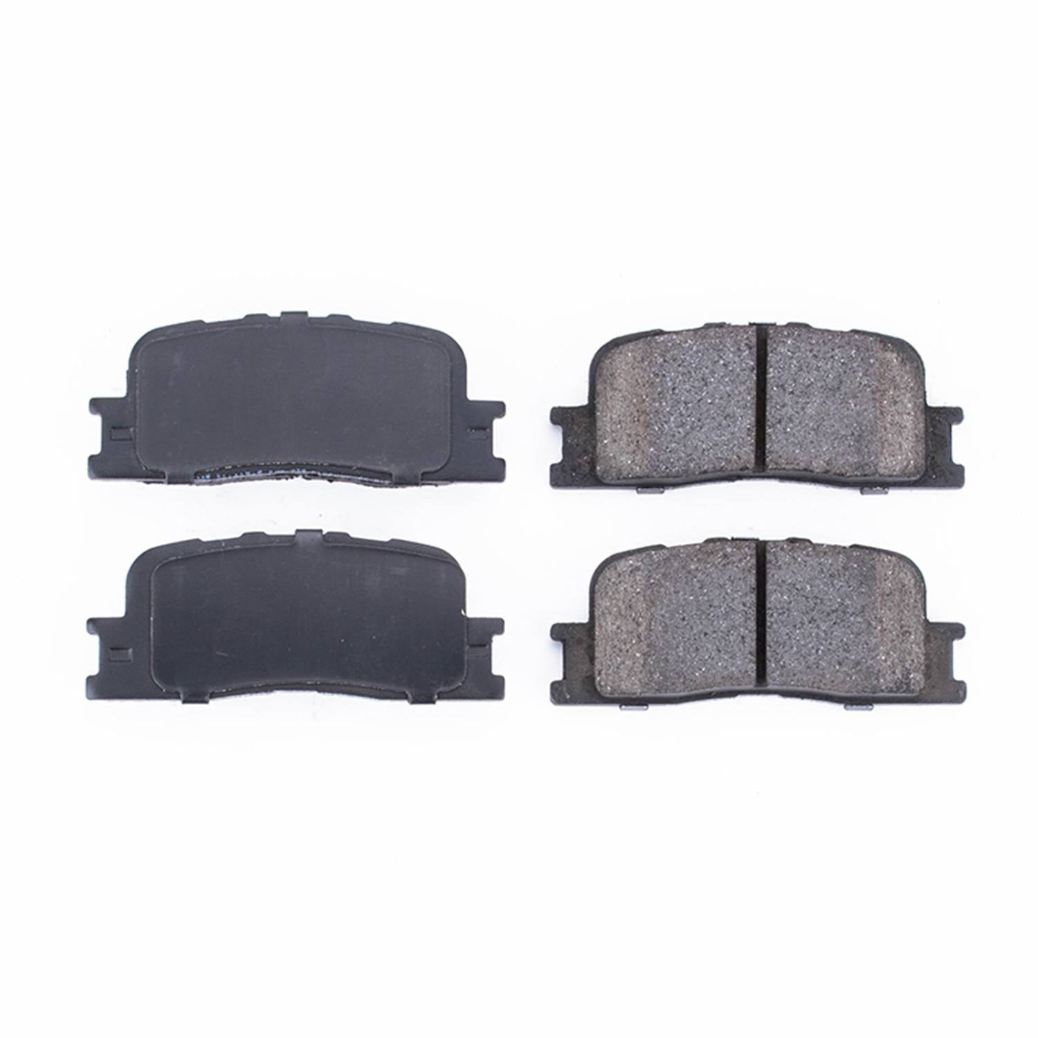 Front View of Rear Disc Brake Pad Set POWERSTOP 16-885