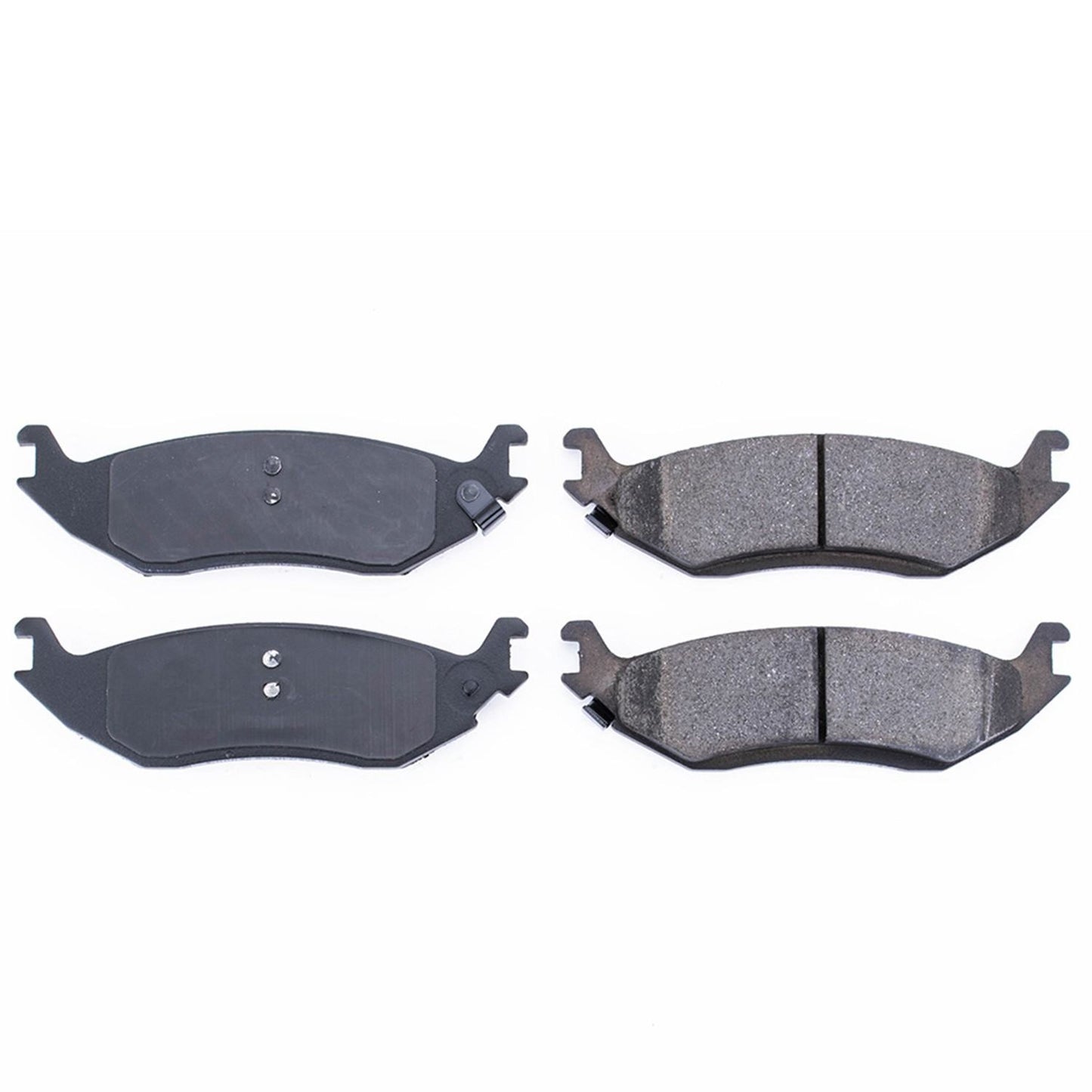 Front View of Rear Disc Brake Pad Set POWERSTOP 16-898