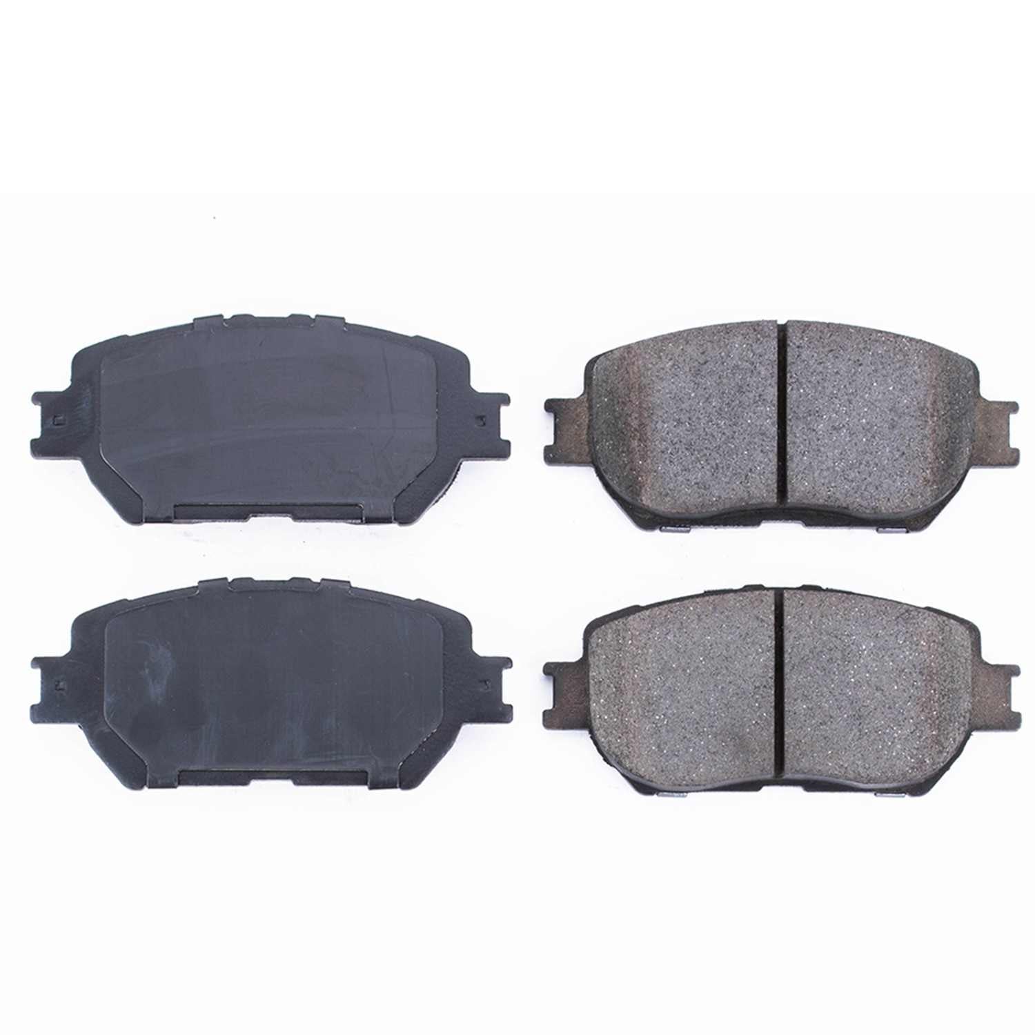 Front View of Front Disc Brake Pad Set POWERSTOP 16-908