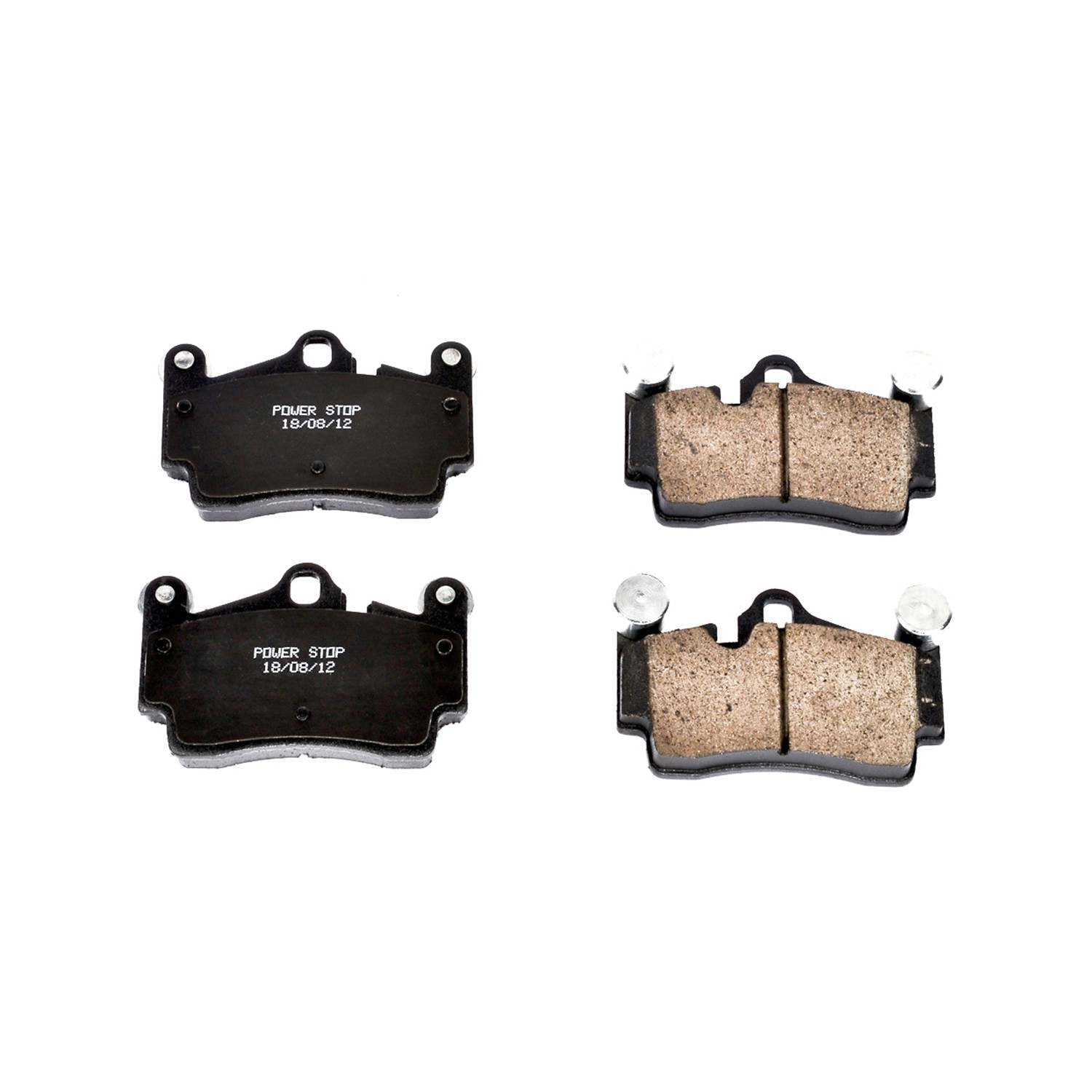 Front View of Rear Disc Brake Pad Set POWERSTOP 16-978