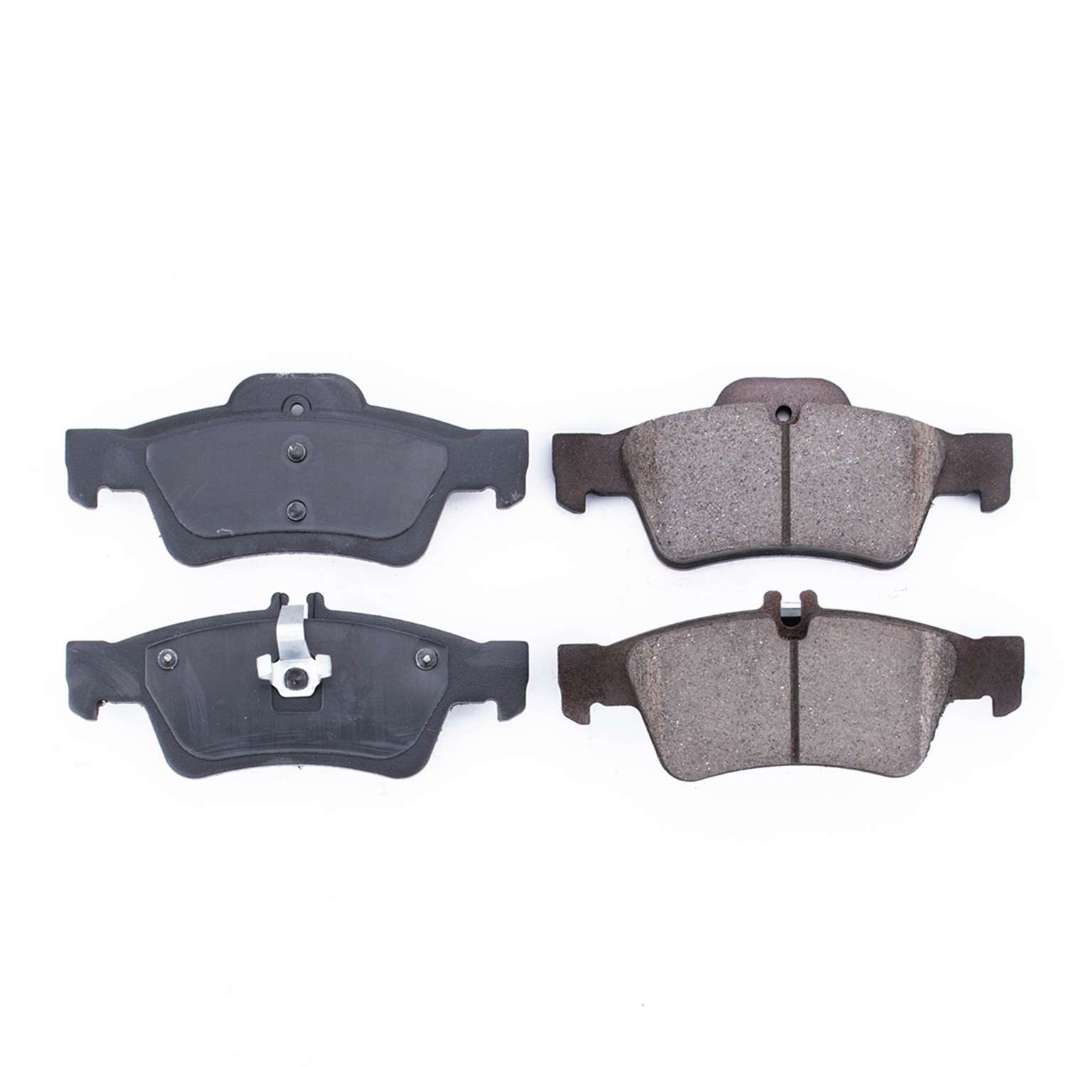 Front View of Rear Disc Brake Pad Set POWERSTOP 16-986