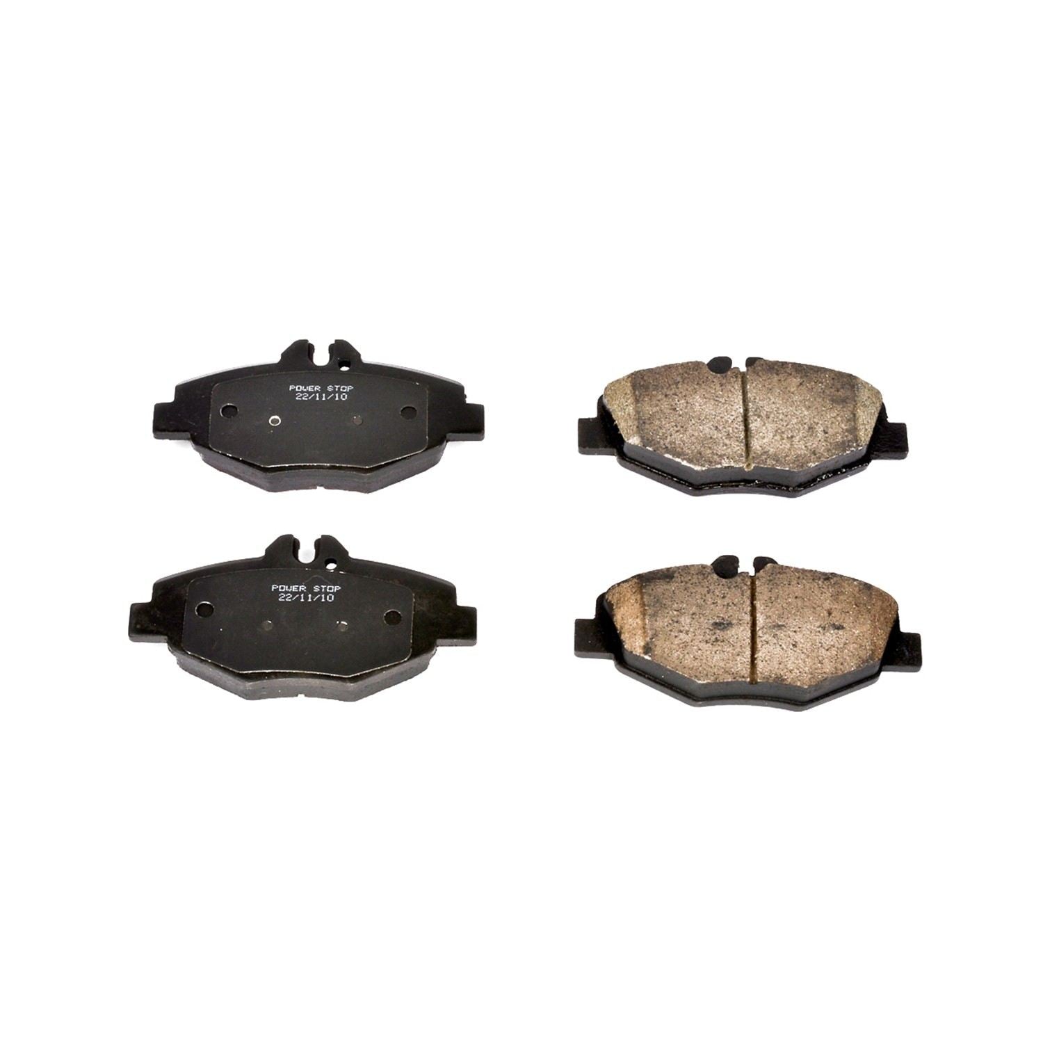 Front View of Front Disc Brake Pad Set POWERSTOP 16-987