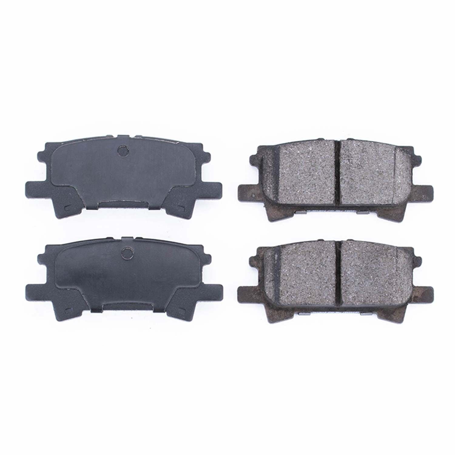 Front View of Rear Disc Brake Pad Set POWERSTOP 16-996