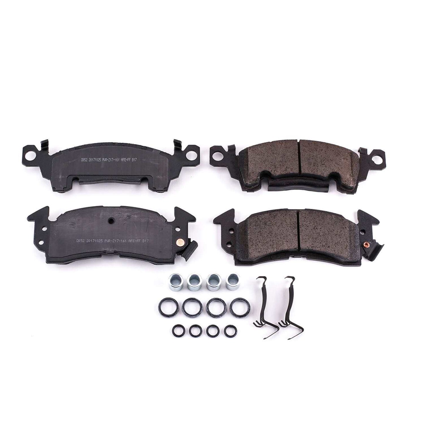 Front View of Front Disc Brake Pad Set POWERSTOP 17-052