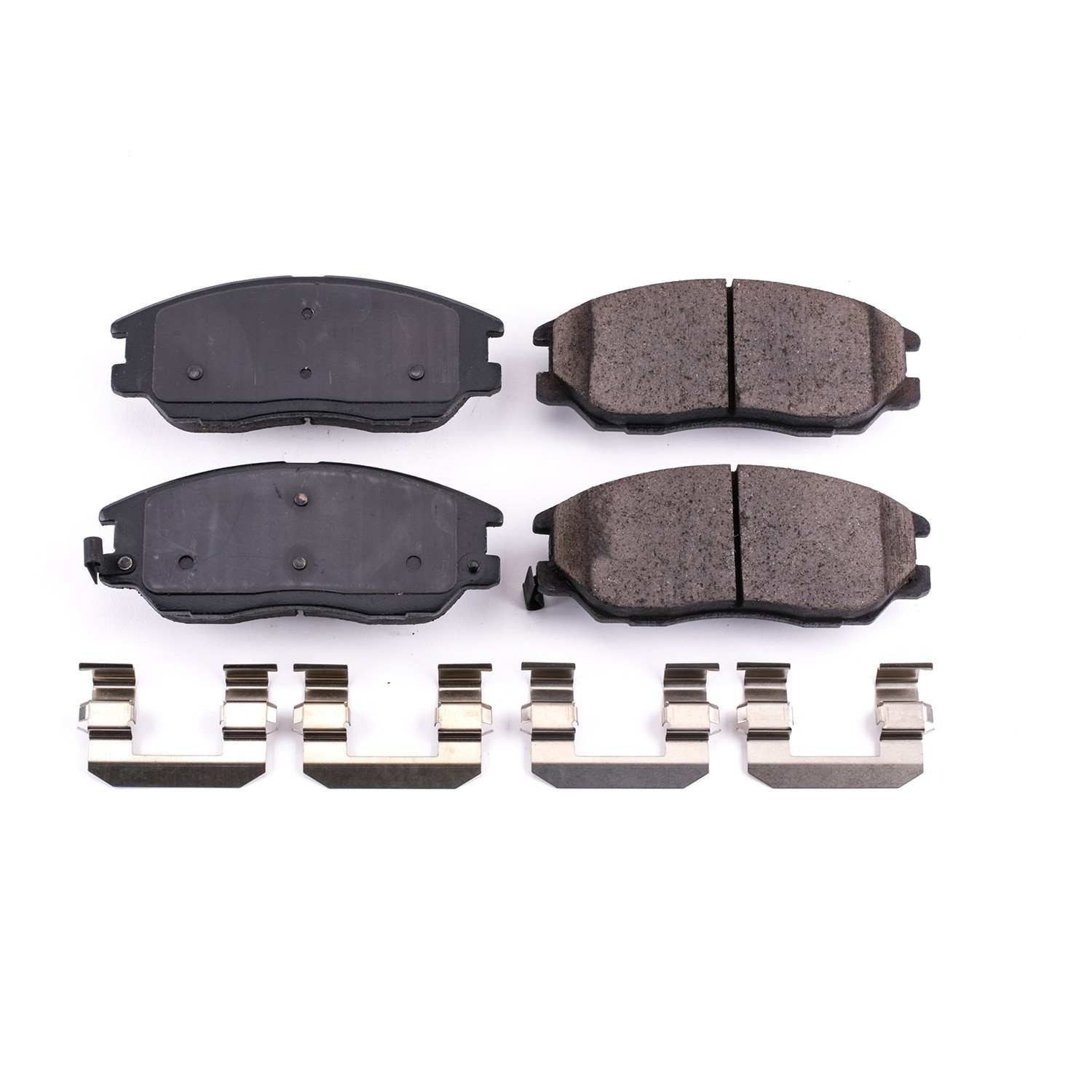 Front View of Front Disc Brake Pad Set POWERSTOP 17-1013