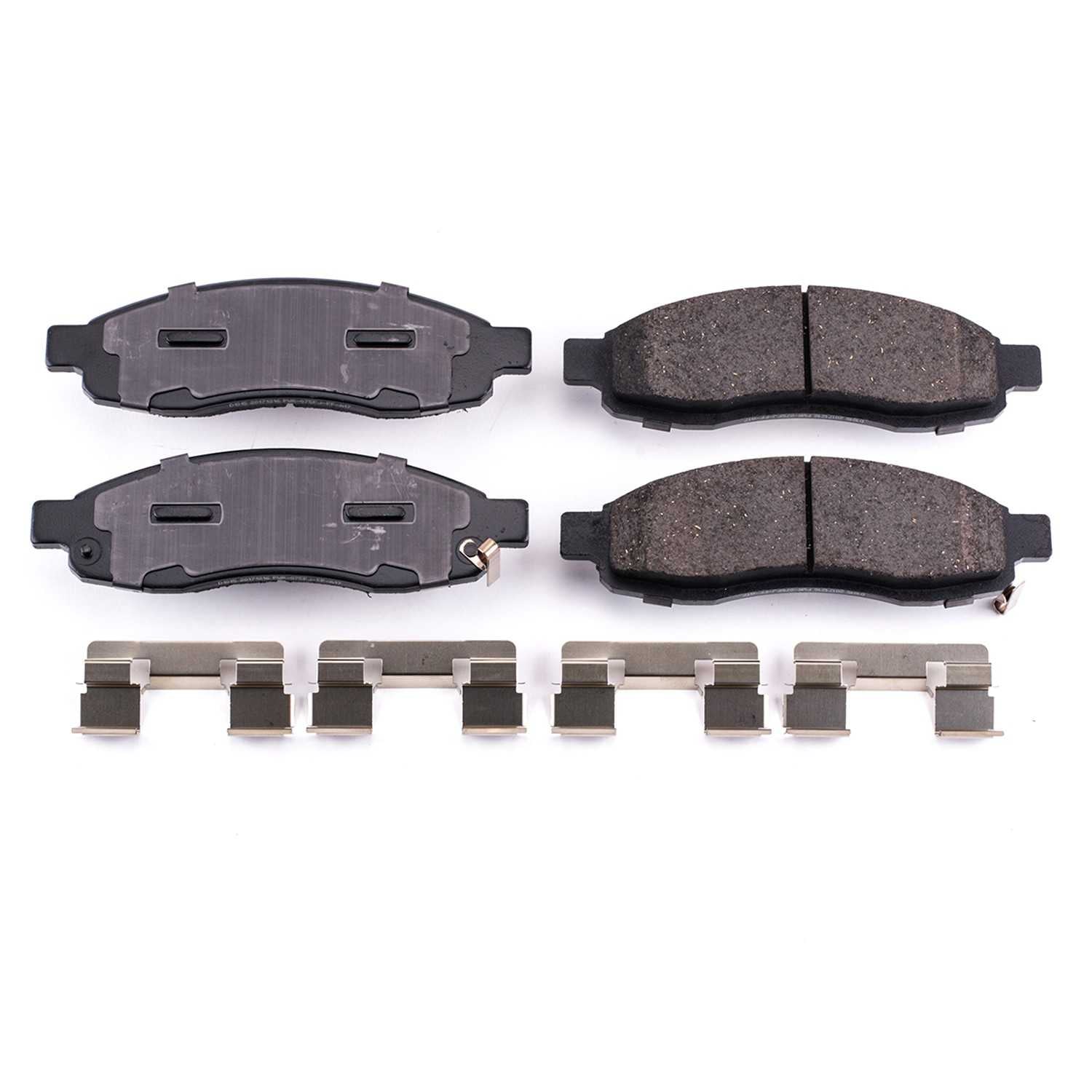 Front View of Front Disc Brake Pad Set POWERSTOP 17-1015