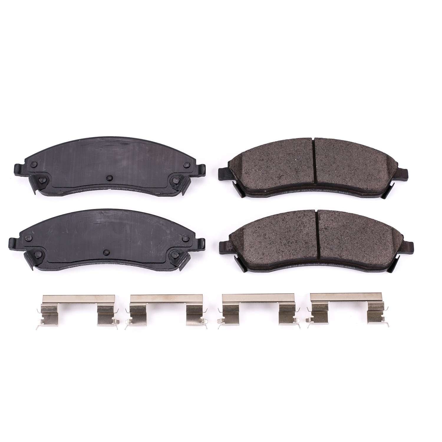 Front View of Front Disc Brake Pad Set POWERSTOP 17-1019