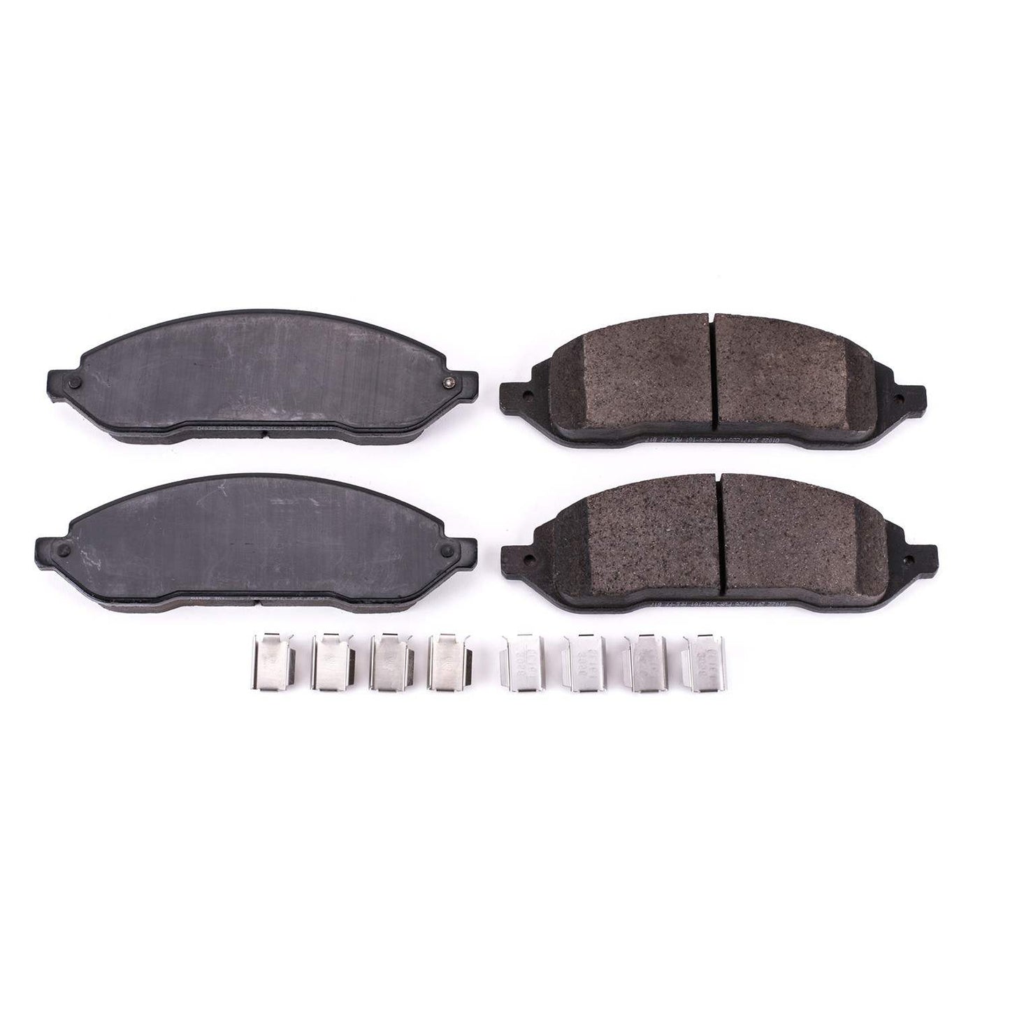 Front View of Front Disc Brake Pad Set POWERSTOP 17-1022