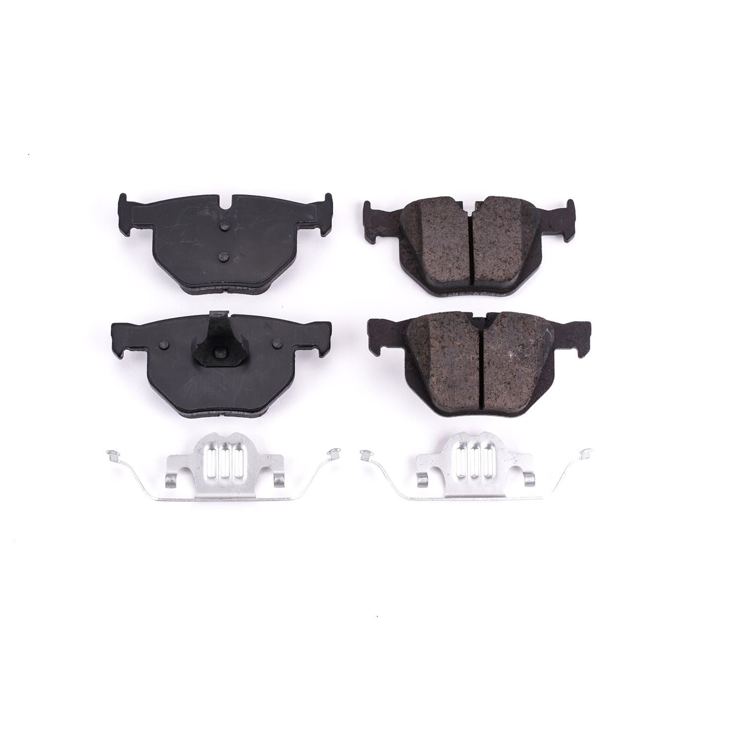 Front View of Rear Disc Brake Pad Set POWERSTOP 17-1042