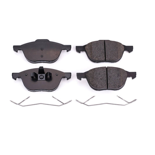 Front View of Front Disc Brake Pad Set POWERSTOP 17-1044