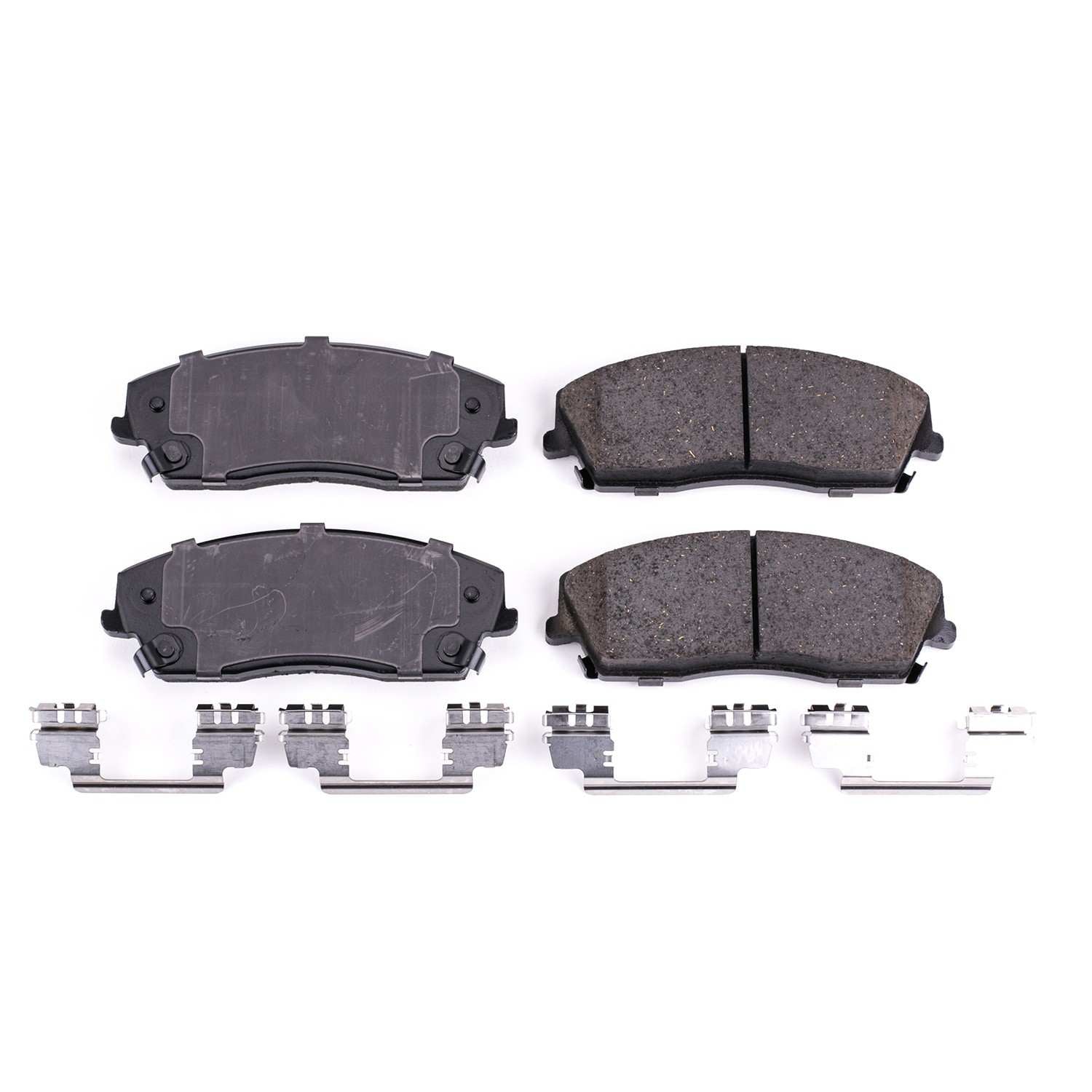 Front View of Front Disc Brake Pad Set POWERSTOP 17-1056