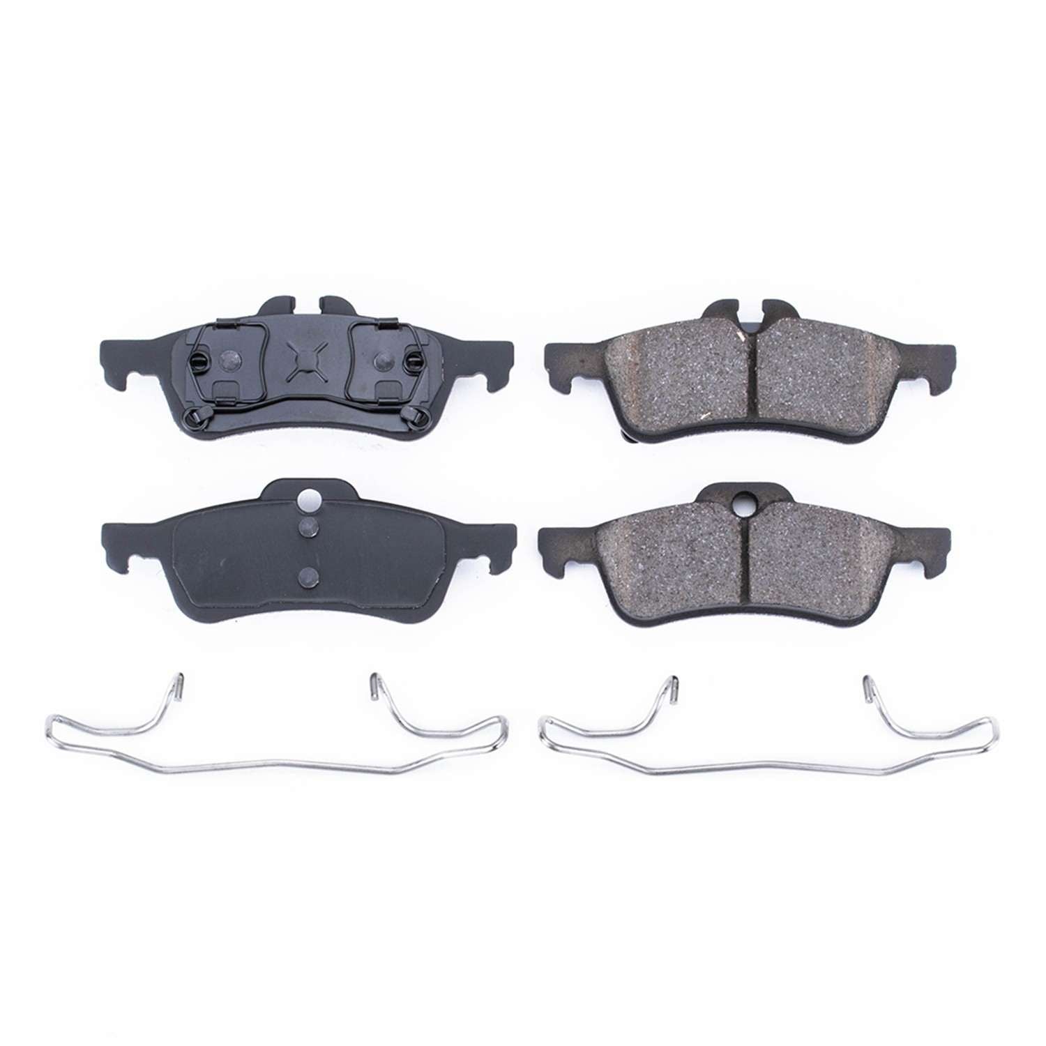 Front View of Rear Disc Brake Pad Set POWERSTOP 17-1060