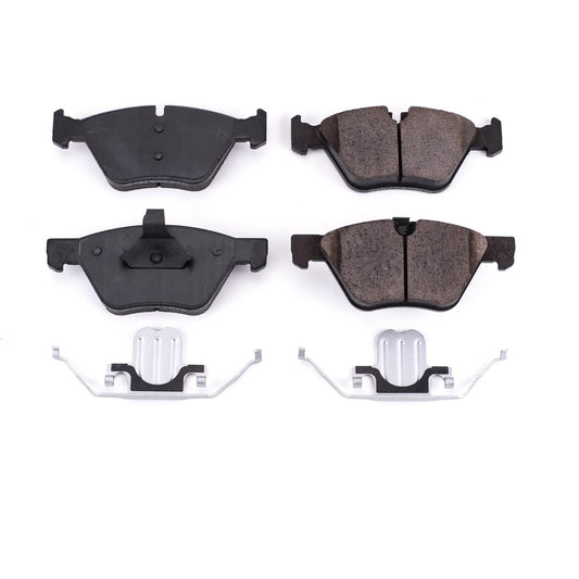 Front View of Front Disc Brake Pad Set POWERSTOP 17-1061