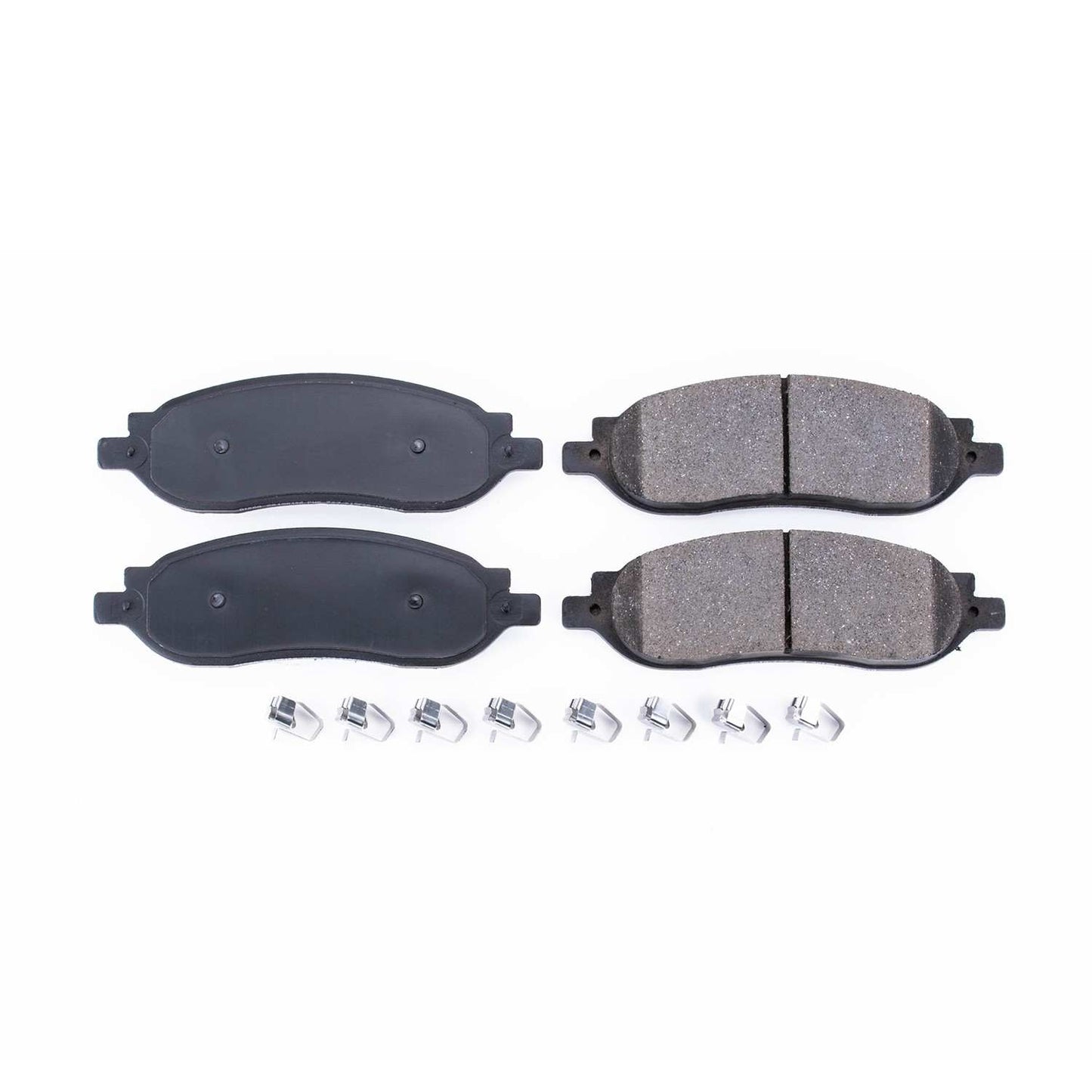 Front View of Rear Disc Brake Pad Set POWERSTOP 17-1068