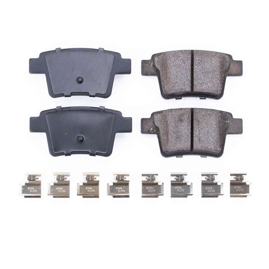 Front View of Rear Disc Brake Pad Set POWERSTOP 17-1071