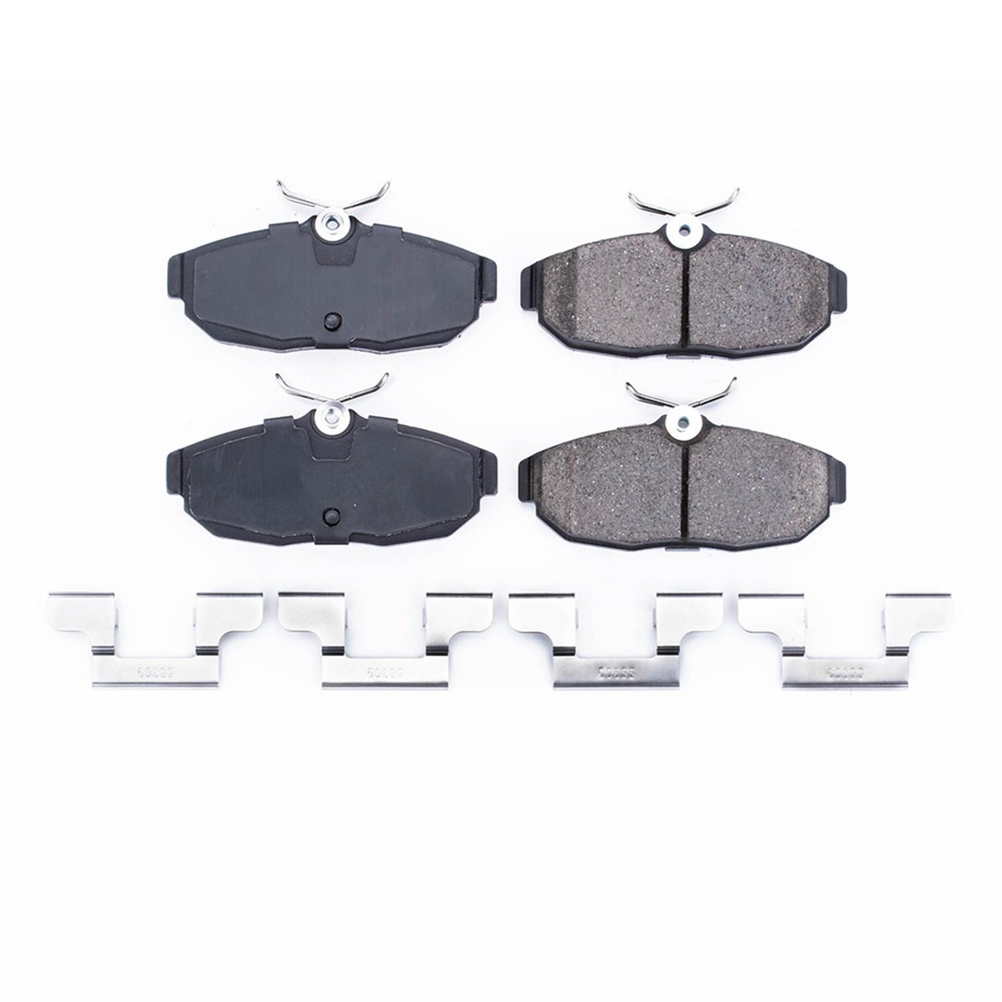 Front View of Rear Disc Brake Pad Set POWERSTOP 17-1082