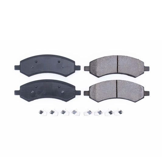 Front View of Front Disc Brake Pad Set POWERSTOP 17-1084