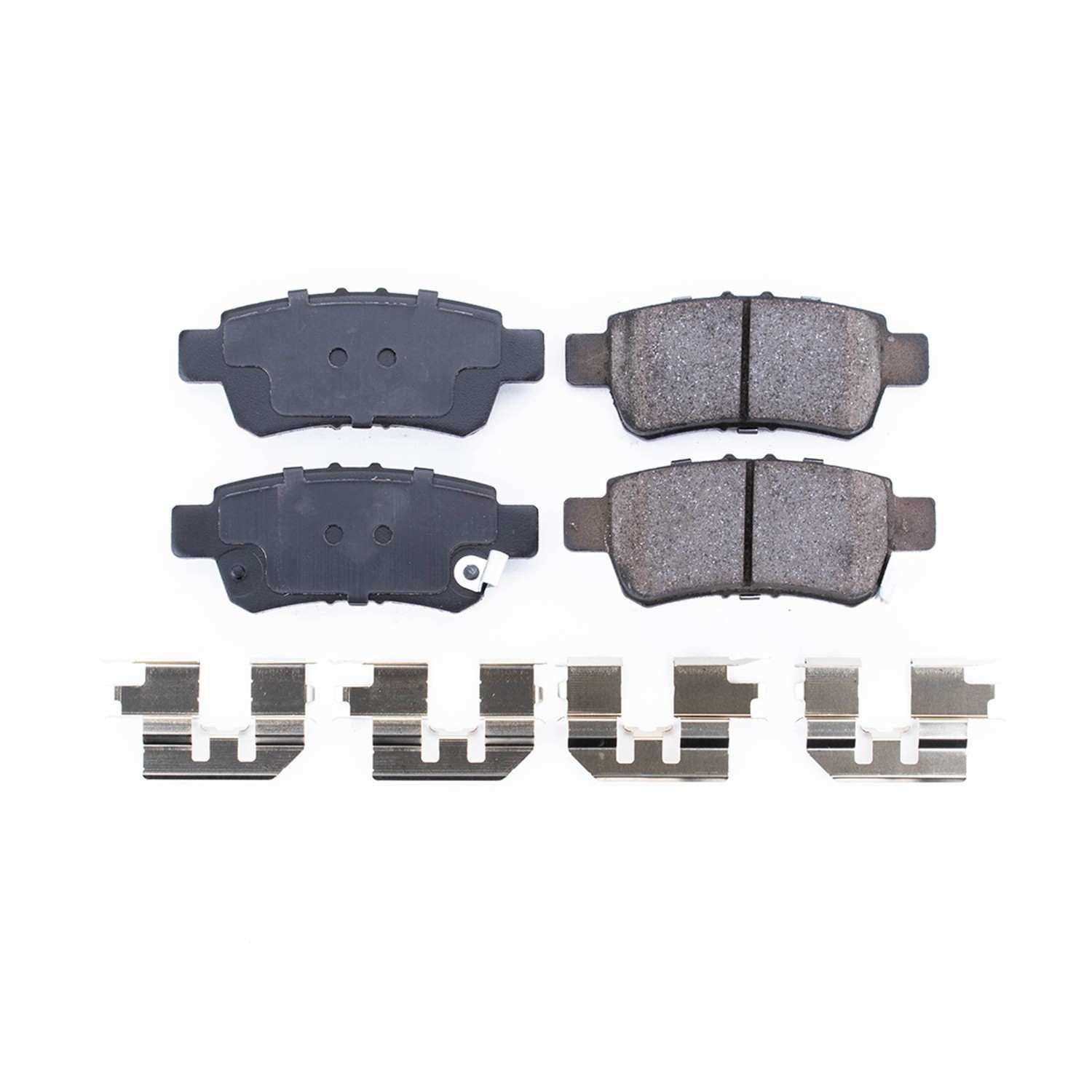 Front View of Rear Disc Brake Pad Set POWERSTOP 17-1088