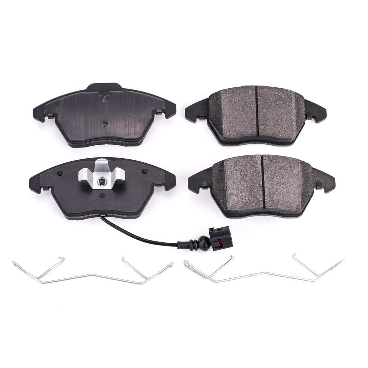 Front View of Front Disc Brake Pad Set POWERSTOP 17-1107