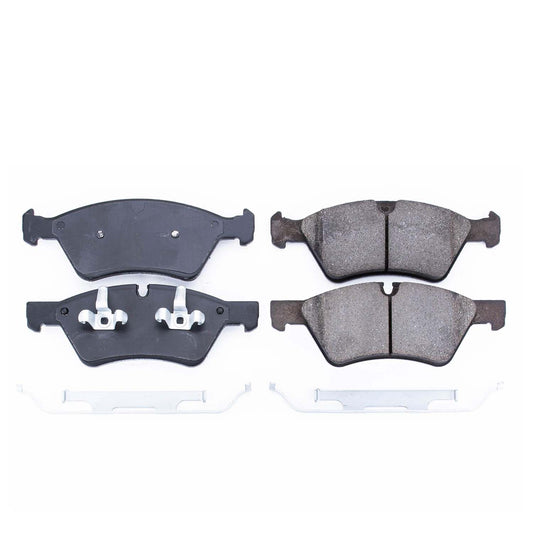 Front View of Front Disc Brake Pad Set POWERSTOP 17-1123