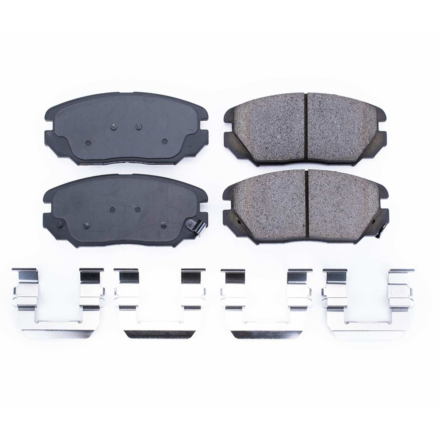 Front View of Front Disc Brake Pad Set POWERSTOP 17-1125