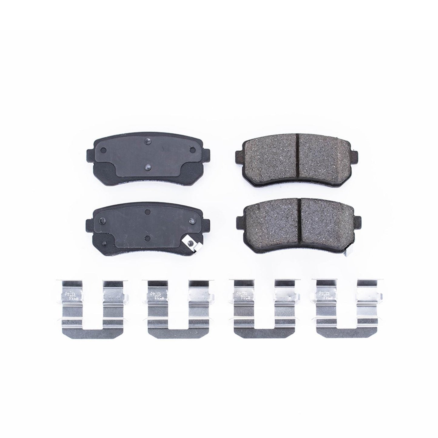 Front View of Rear Disc Brake Pad Set POWERSTOP 17-1157