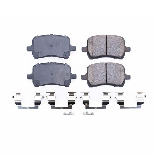 Front View of Front Disc Brake Pad Set POWERSTOP 17-1160