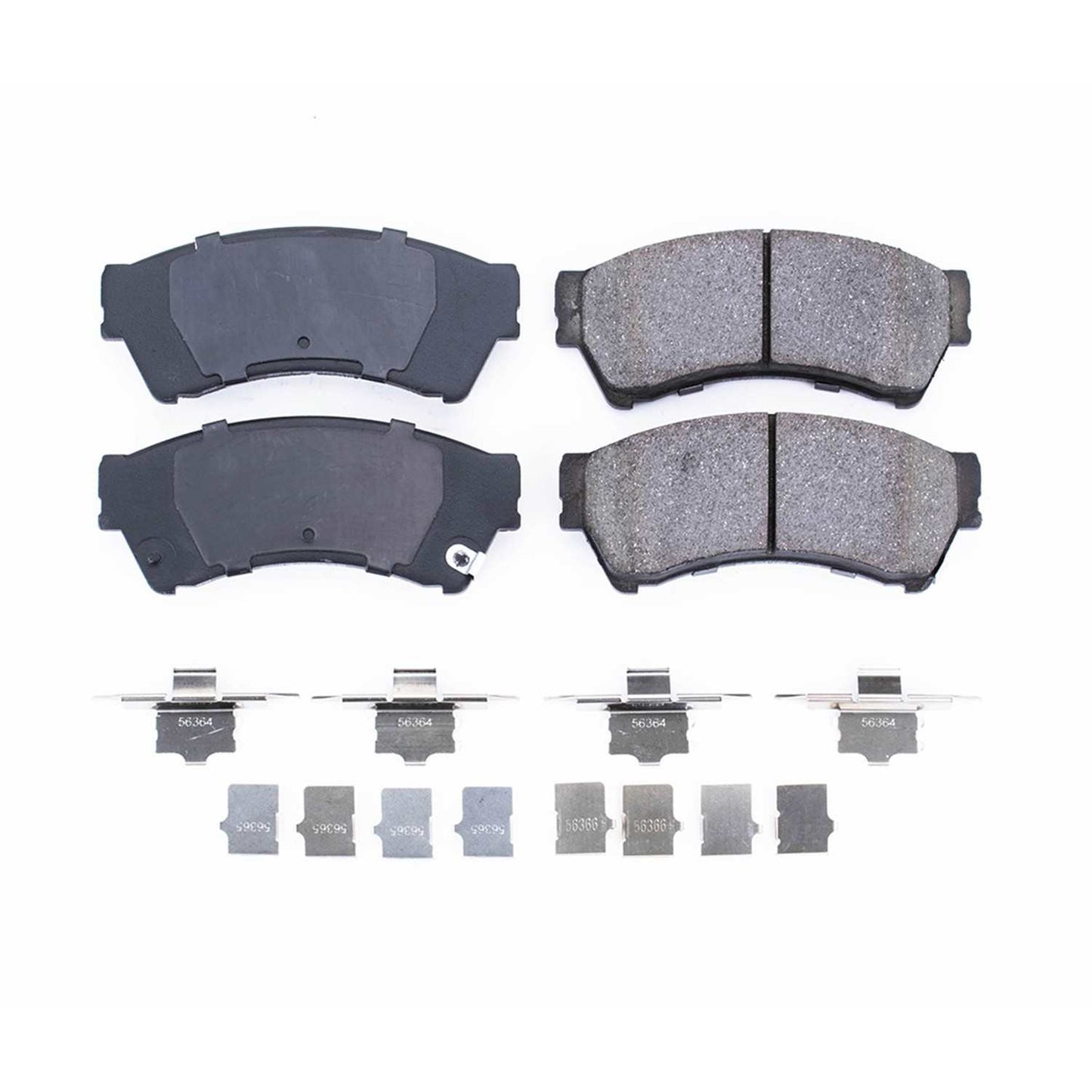 Front View of Front Disc Brake Pad Set POWERSTOP 17-1164