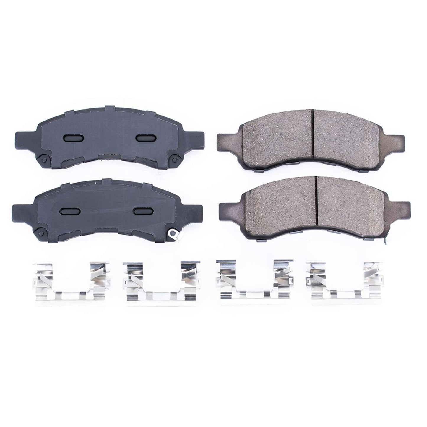 Front View of Front Disc Brake Pad Set POWERSTOP 17-1169A