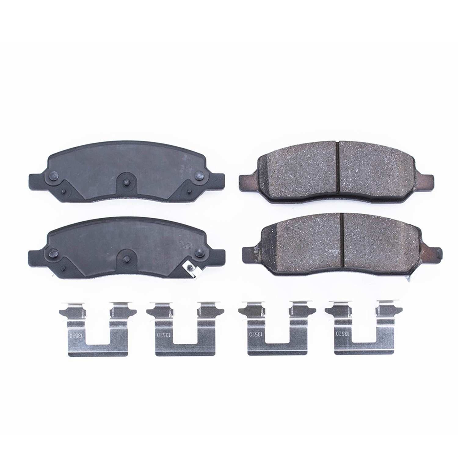 Front View of Rear Disc Brake Pad Set POWERSTOP 17-1172