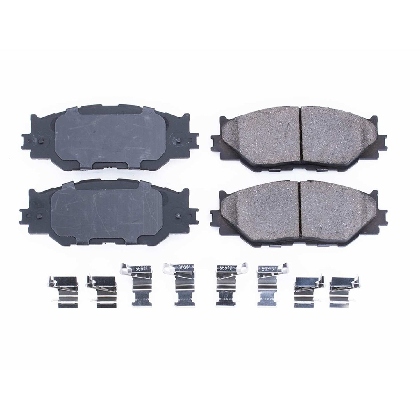 Front View of Front Disc Brake Pad Set POWERSTOP 17-1178