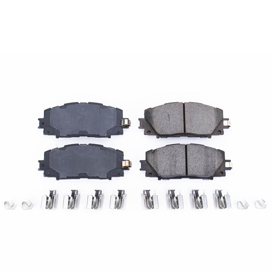 Front View of Front Disc Brake Pad Set POWERSTOP 17-1184A