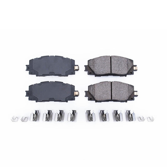 Front View of Front Disc Brake Pad Set POWERSTOP 17-1184