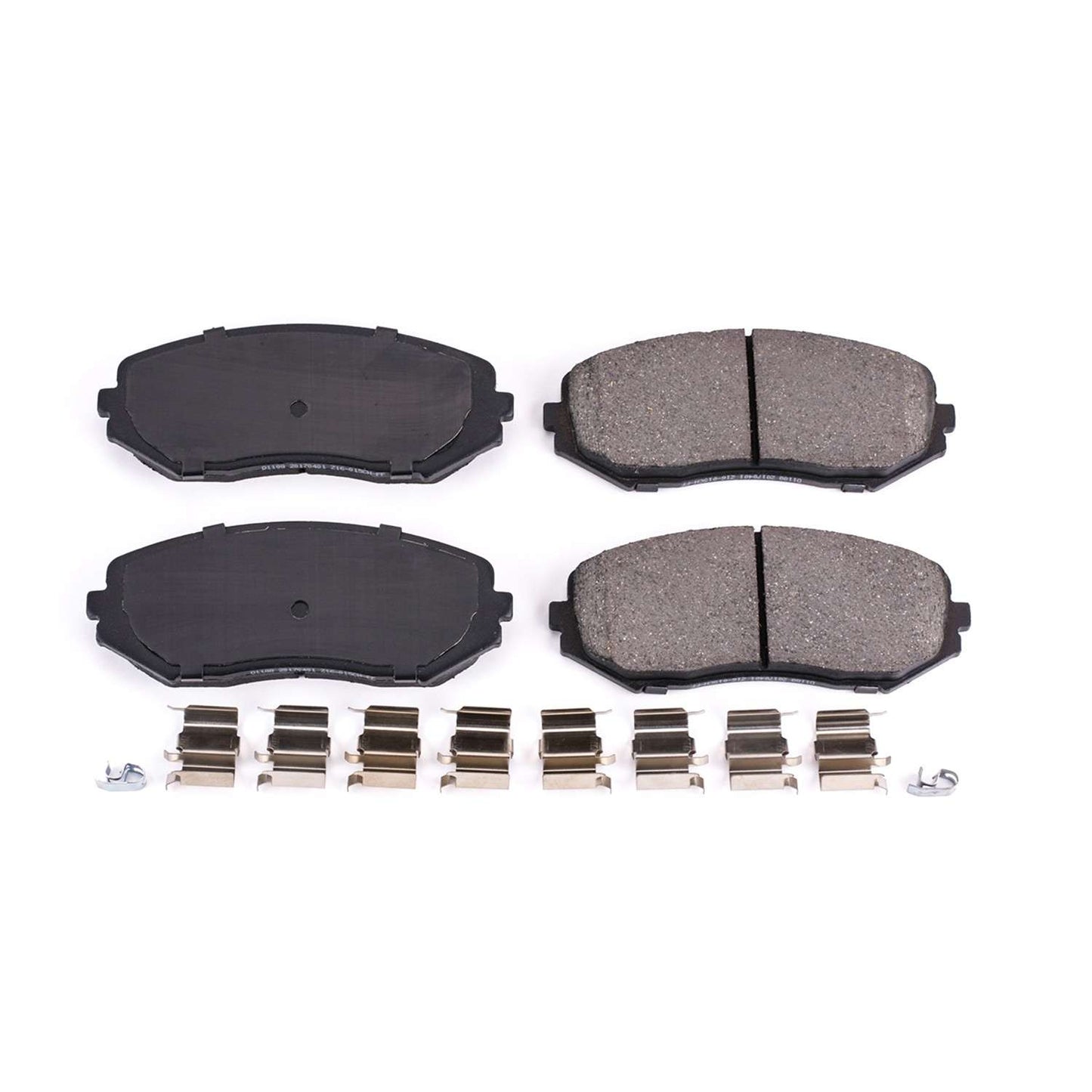 Front View of Front Disc Brake Pad Set POWERSTOP 17-1188