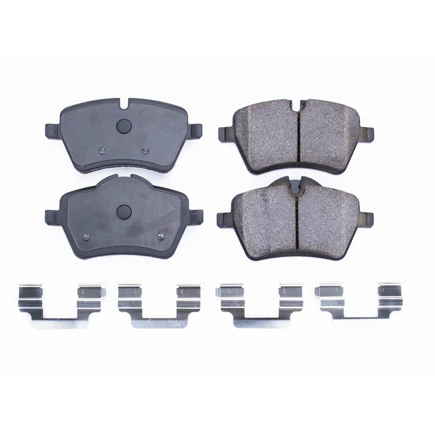 Front View of Front Disc Brake Pad Set POWERSTOP 17-1204