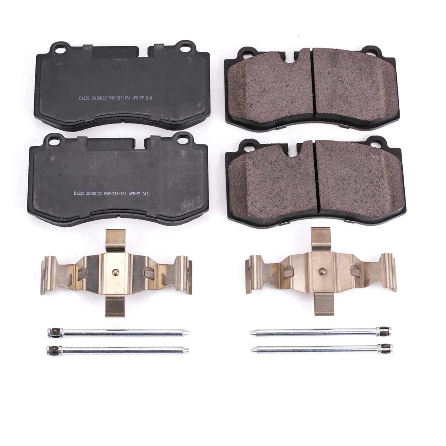 Front View of Front Disc Brake Pad Set POWERSTOP 17-1223