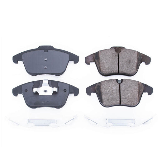 Front View of Front Disc Brake Pad Set POWERSTOP 17-1241