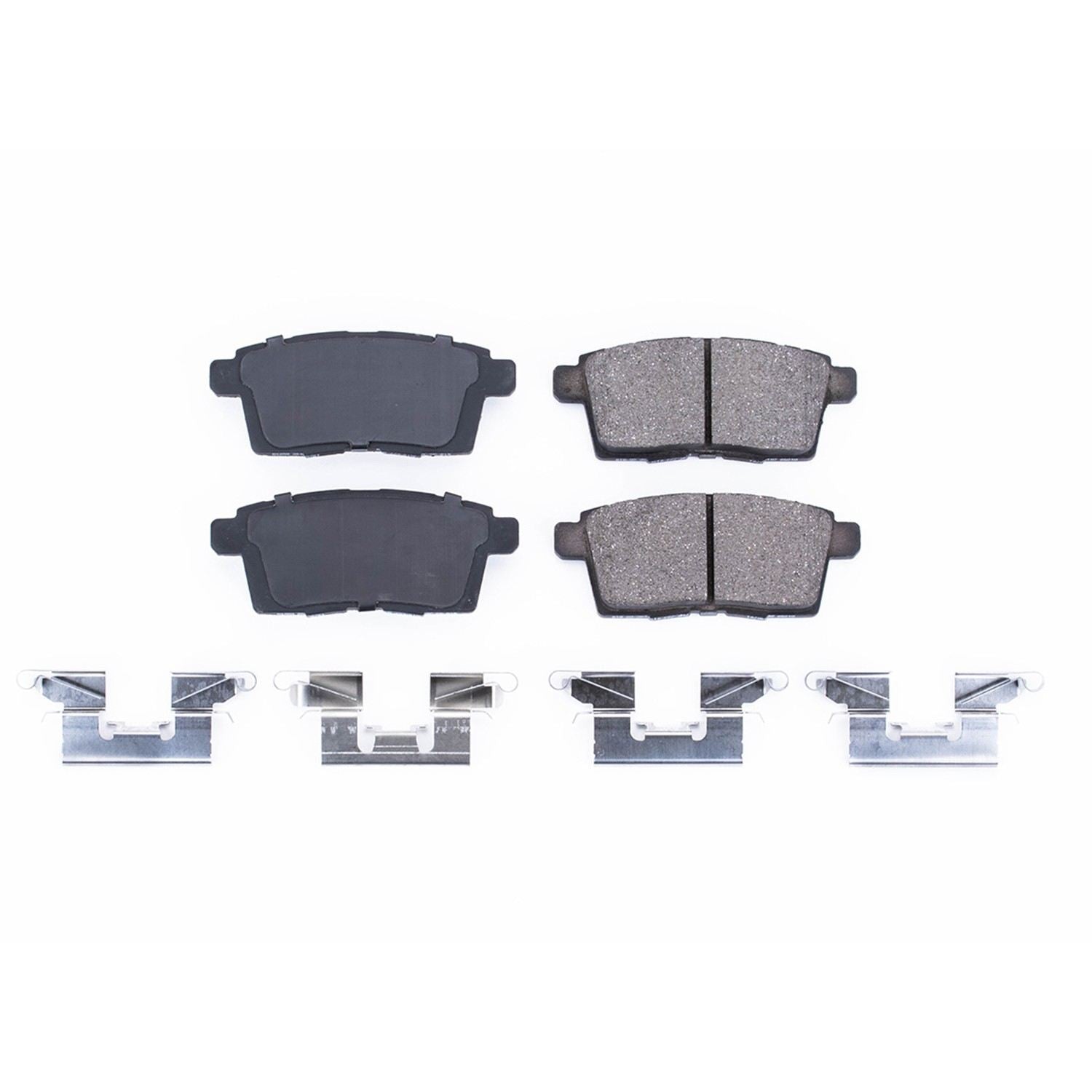 Front View of Rear Disc Brake Pad Set POWERSTOP 17-1259