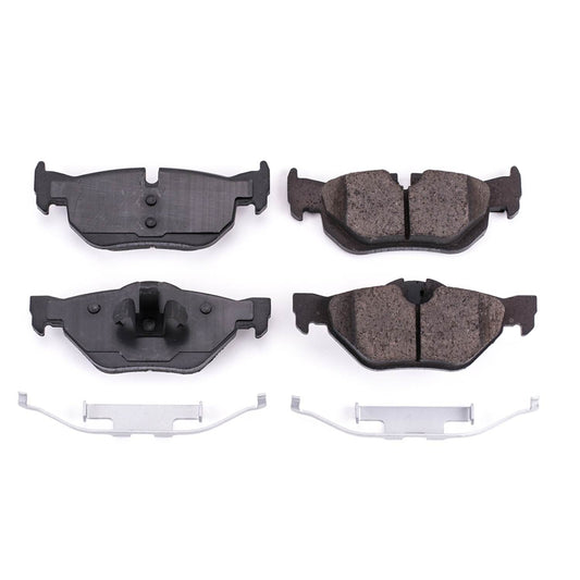 Front View of Rear Disc Brake Pad Set POWERSTOP 17-1267