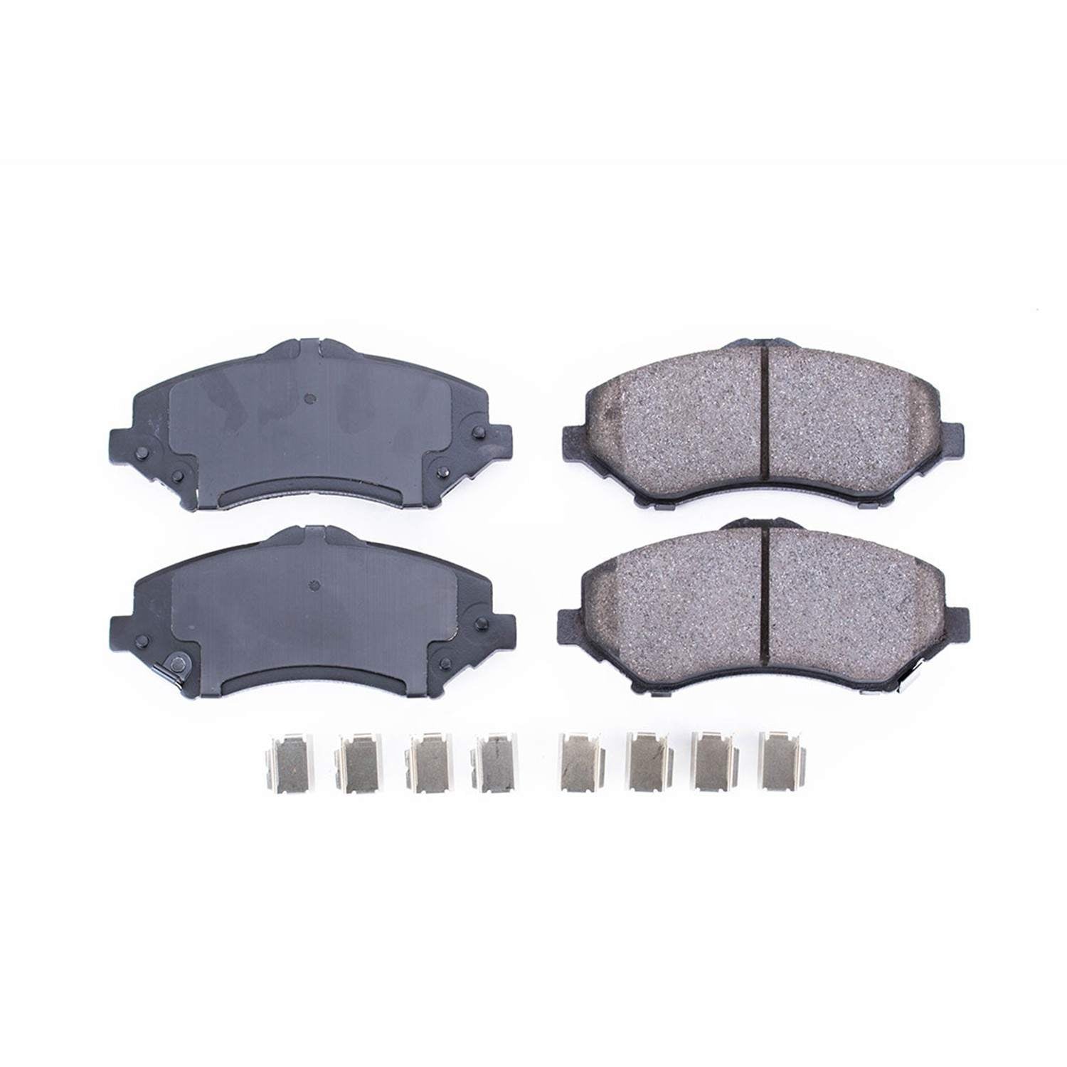 Front View of Front Disc Brake Pad Set POWERSTOP 17-1273