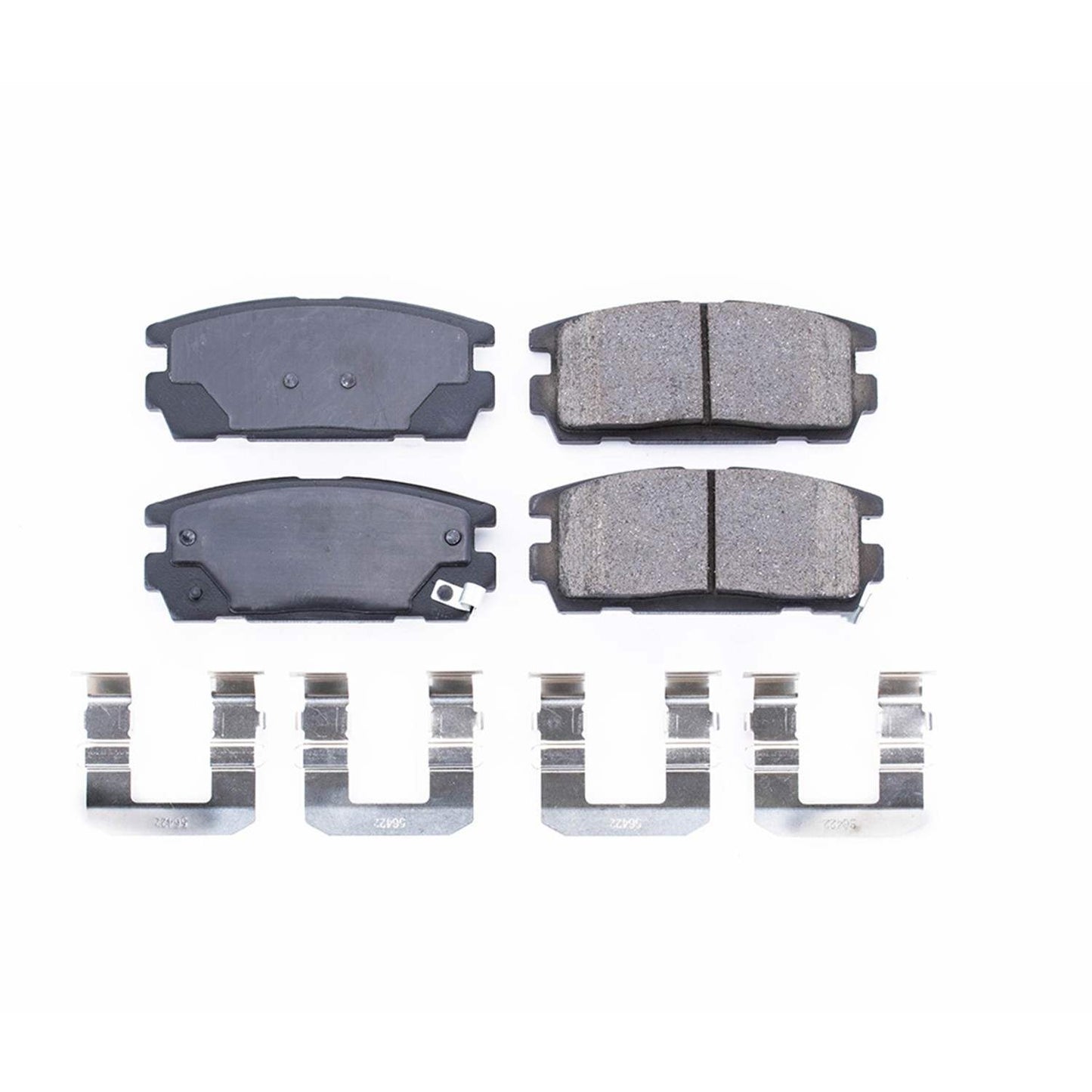 Front View of Rear Disc Brake Pad Set POWERSTOP 17-1275